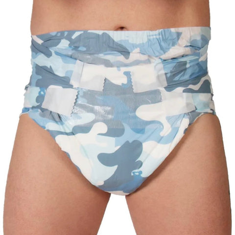 Tykables Cammies Blue 1 Adult Diaper Sample second image