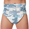 Tykables Cammies Blue Adult Diaper Full 10 Pack