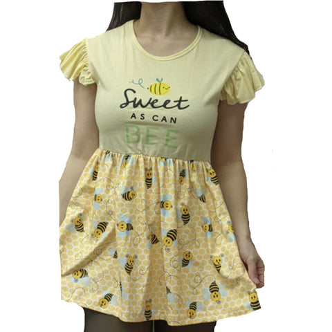 Sweet As Can Bee Ruffle Sleeve Dress second image
