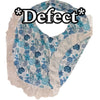 Second Chance Lil Blue Flower Ruffle Lace Bib