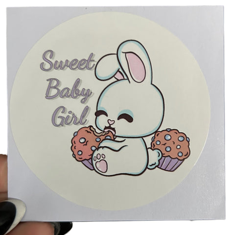 Breakfast Bunny Vinyl Sticker Variety second image