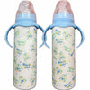 Sweet Baby Boy Bear 8oz Stainless Steel Bottle