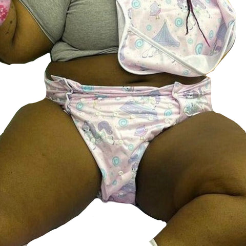 Carousel Ponies Pocket Diaper second image