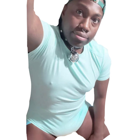 Soft Green Cotton Bodysuit second image