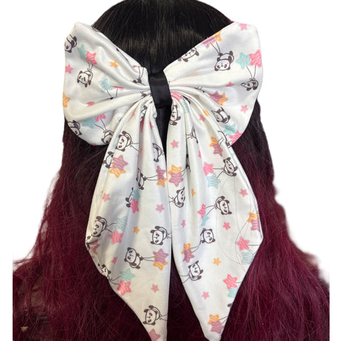 Panda Large Handmade Hair Bow second image