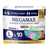 NorthShore MegaMax Tie-Dye ABDL 1 Adult Diaper Sample