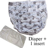  Diaper Cover & 1 Four-Layer Inserts