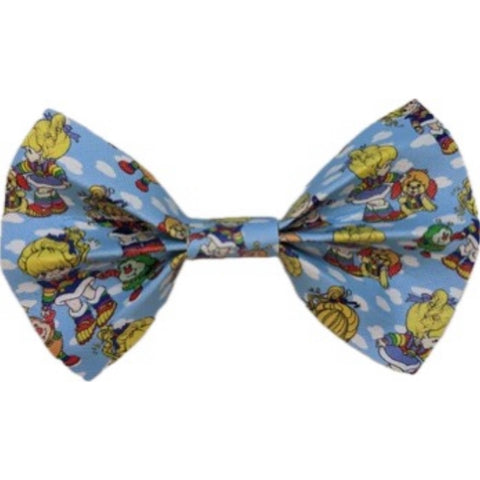 Rainbow Synthetic Leather Hair Bow second image