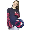 Layered Red & Blue Bodysuit