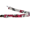 White Kitty Fabric Pacifier Clip