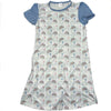 Pastel Dreamland Rainbows Nightgown Pajamas