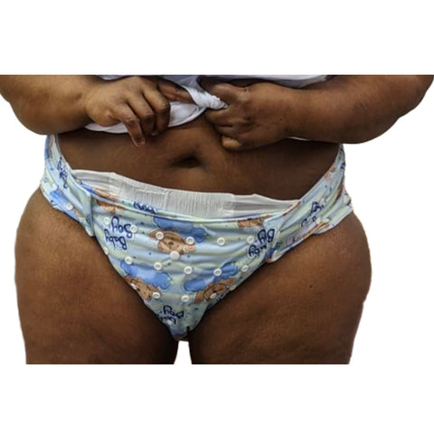 Baby Boy Bear Pocket Diaper second image