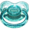 Clear Blue Sparkle Large Adult Pacifier