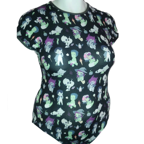 Tiny Terrors Black Bodysuit second image