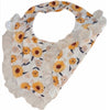 Yellow Daisies Ruffle Princess Lace Bib