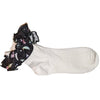Pastel Bats Fabric Ruffle Socks