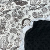 Lil Goth Baby Snuggle Blanket Large