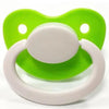 Green/White Large Adult Pacifier