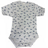 Squishyabdl Grey Dino Cotton Bodysuit