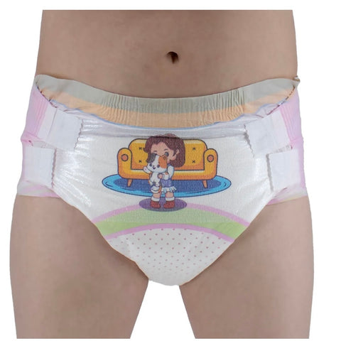 Tykables Purrfect Cafe ABDL 1 Adult Diaper Sample second image