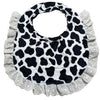 Lil Cow Ruffle Princess Lace Bib