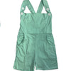 Soft Green Cotton Shortalls
