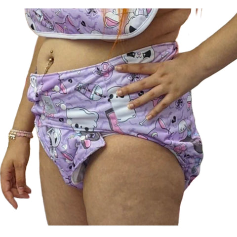 Kawaii Goth Pocket Diaper second image