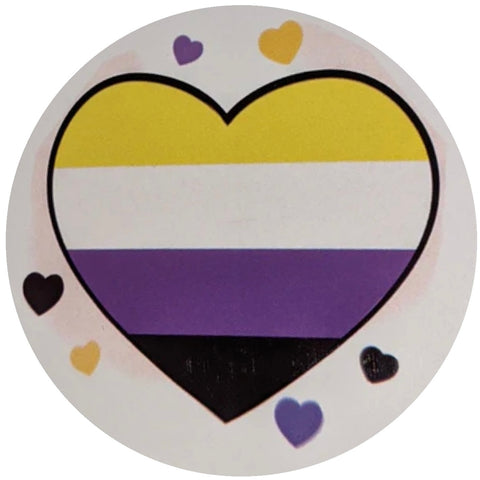 Non-Binary Vinyl Sticker Variety second image