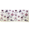 Goth Circus Landing Strip Diaper Sticker