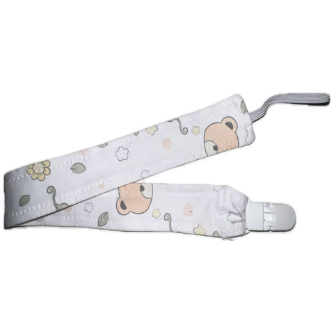 Spring Bears Fabric Pacifier Clips second image
