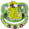 Cartoon Dinosaur Hand Crafted Deluxe Pacifier