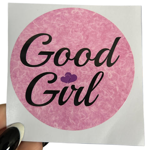 Good Girl Vinyl Sticker second image