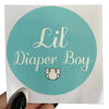 Diaper Girl/Boy Vinyl Sticker