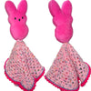 Bunny Handmade Crochet Toy Lovey Security Blanket