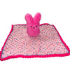 Bunny Handmade Crochet Toy Lovey Security Blanket