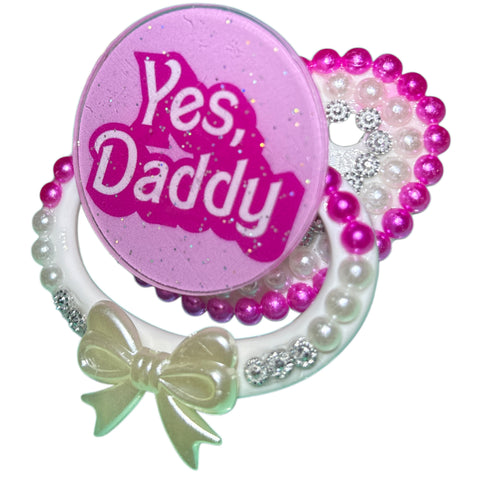 Yes Daddy Hand Crafted Deluxe Pacifier second image