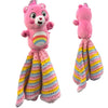 Bear Handmade Crochet Toy Lovey Security Blanket