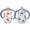 Lil Miss Love Bug Cherries 10oz Stainless Steel Sippy Cup