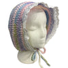 Large Pastel Ruffle Crochet Adult Baby Bonnet