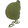 XL Green Crochet Adult Baby Bonnet