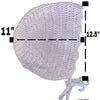 XL Lilac Crochet Adult Baby Bonnet