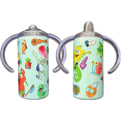 Sponge 12oz Stainless Steel Sippy Cup second image