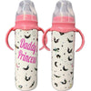 Daddy's Girl Pastel Bats 8oz Stainless Steel Bottle