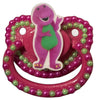 Purple Dinosaur Hand Crafted Deluxe Pacifier