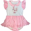 Lil Critter Bunny Romper Dress with Pockets