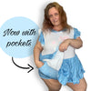 Validated Bunnies Romper Dress with Pockets