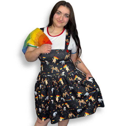 Pride Little Bear Suspender Skirt Dress second image