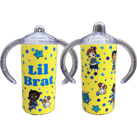 Lil Brat Lil Prince 12oz Stainless Steel Sippy Cup second image