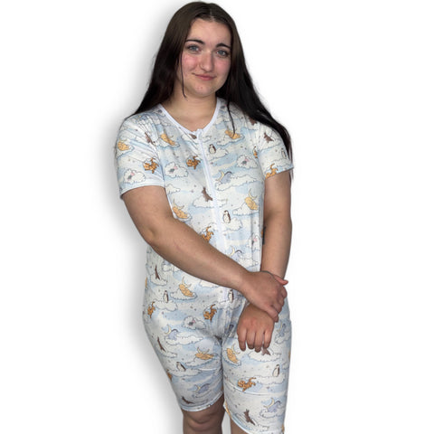 Good Night Bear Zipper Romper second image