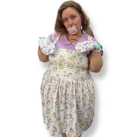 Unicorn Animals Suspender Skirt Dress second image